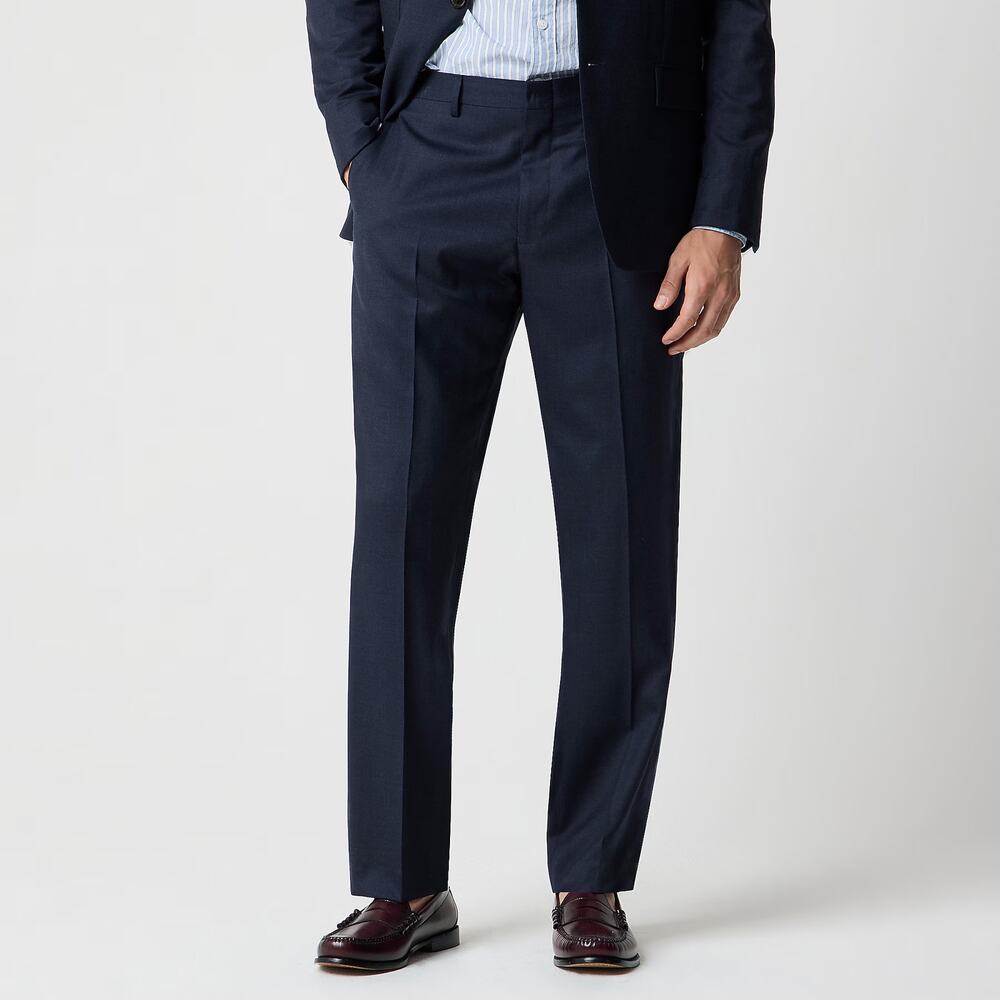 NWT J Crew Factory Classic-fit Thompson Worsted Wool Suit Pant Navy Size 29/32